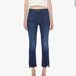 MOTHER Insider Crop Step Chew